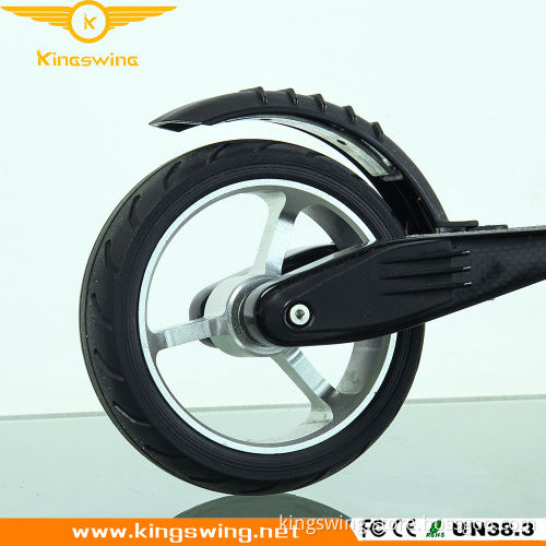 2016 Factory Lightest Carbon Fiber electric scooter Folding electic bicycle with Handrail